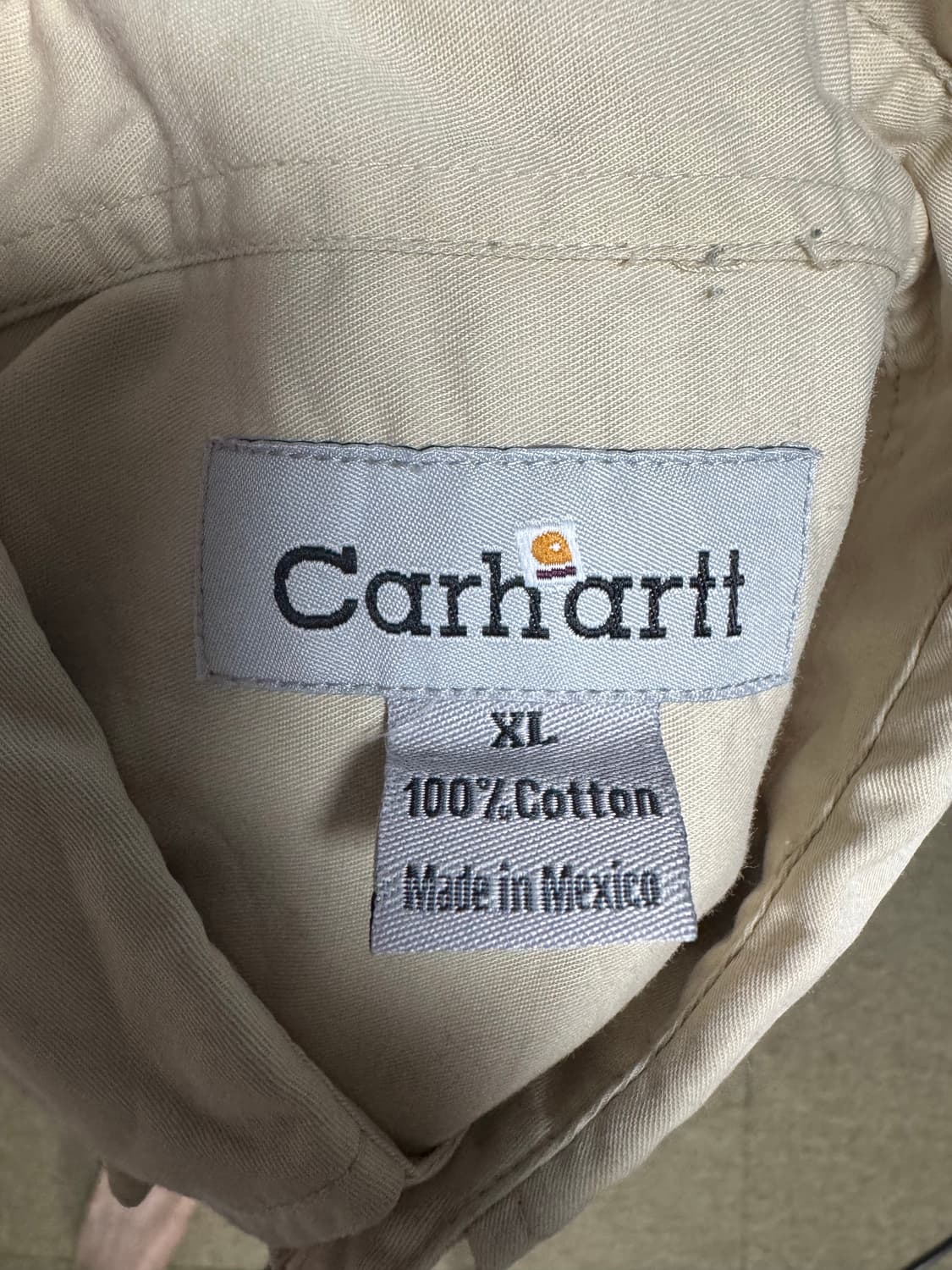 00‘s 빈티지 칼하트 코튼 워크셔츠 상품이미지3