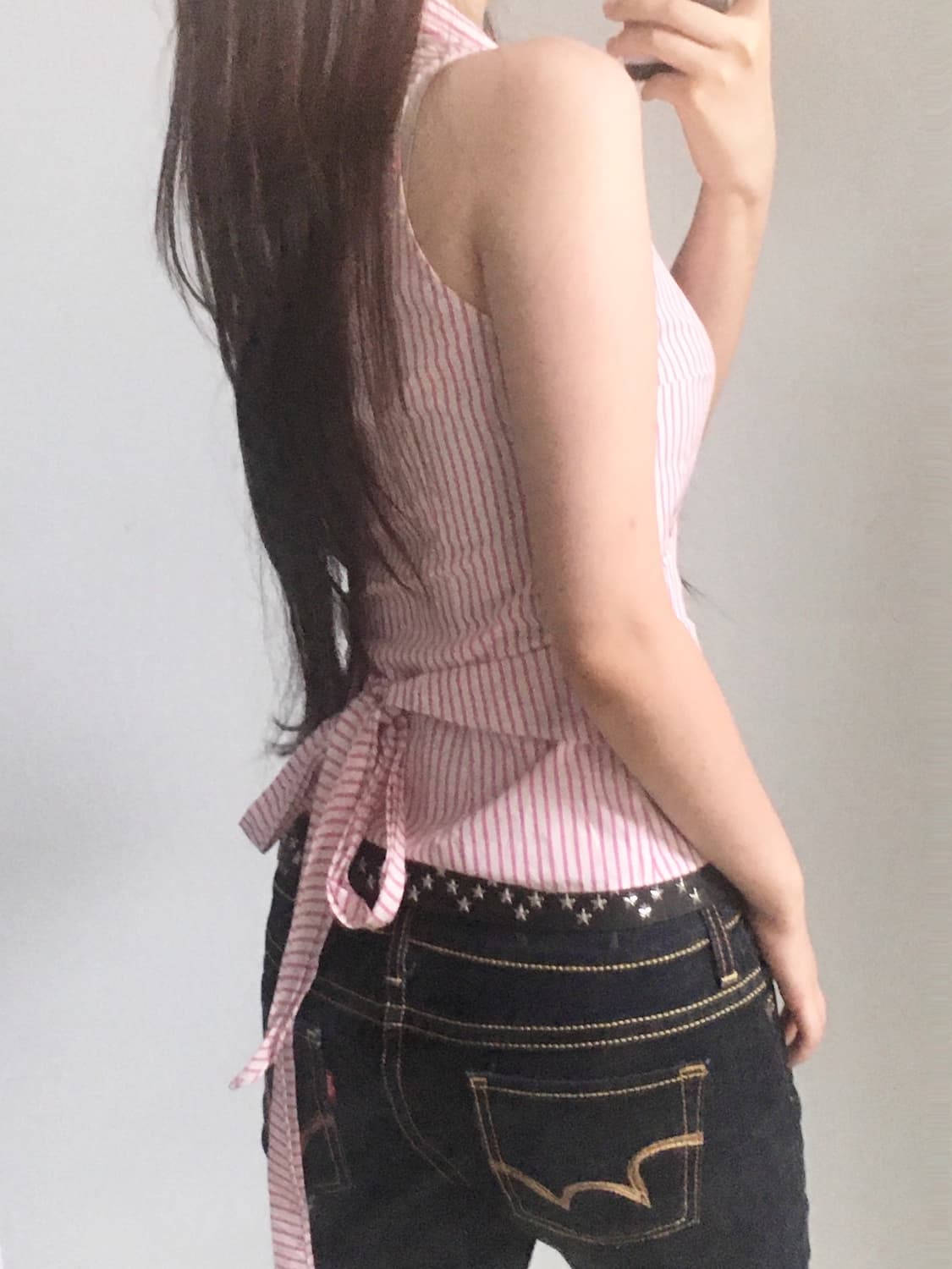 폴로 랄프로렌 핑크 스트라이브 셔츠 상품이미지1