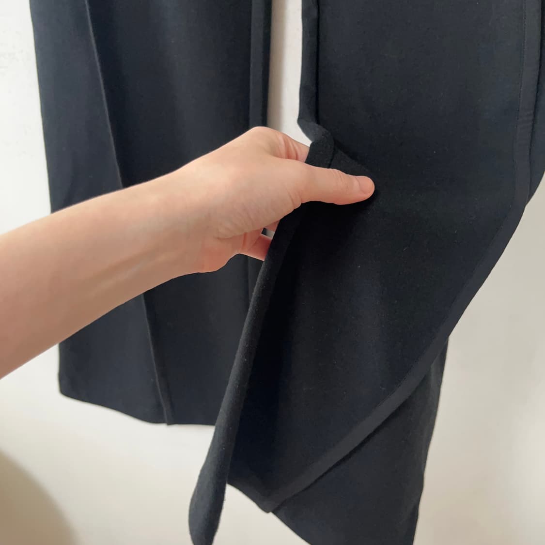 Kijun 기준 블랙 와이드 팬츠 S 상품이미지4