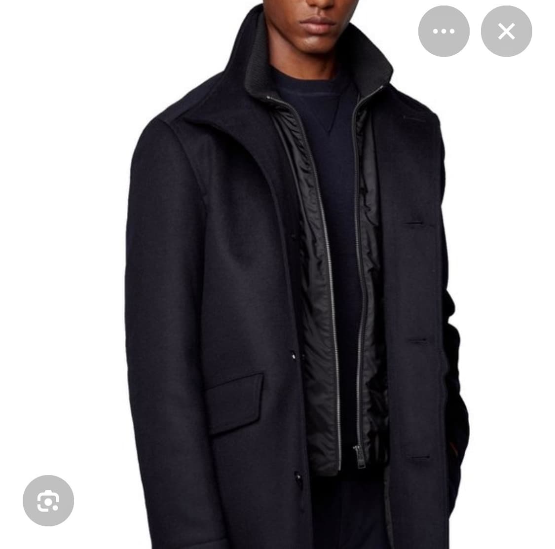 [100] 휴고보스 캐시미어 반코트 상품이미지1