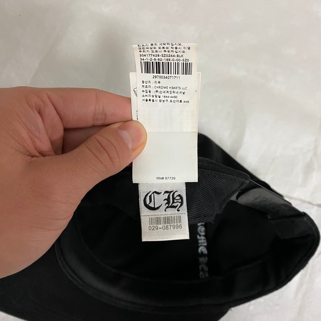 [Free] 크롬하츠 CH 베이스볼햇 블랙 옐로우 상품이미지9