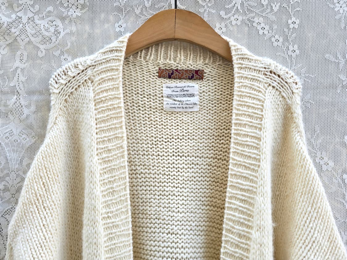 어반 리서치 가디건 페루산 울100% 상품이미지4