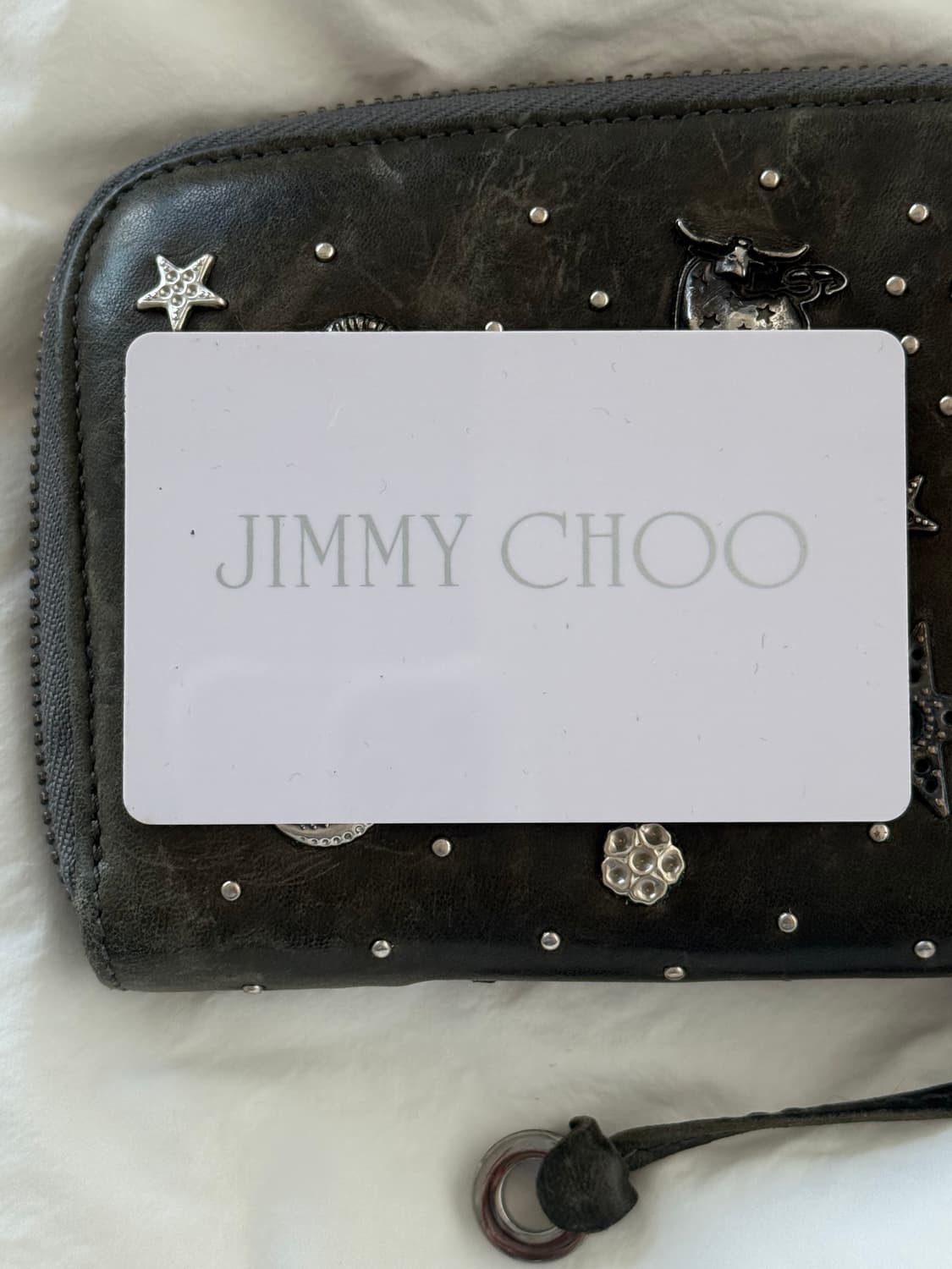 정품. 정가150만원. 지미추 별자리 스터드 장지갑 여성지갑 코인지갑 지 상품이미지8