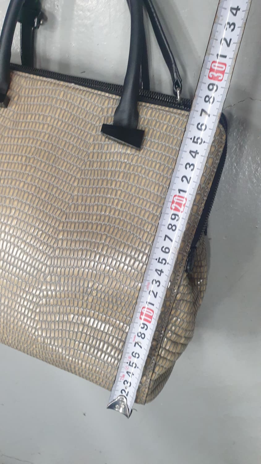 루즈앤라운지 나비드스네이크스킨더블집 가죽가방 상품이미지7