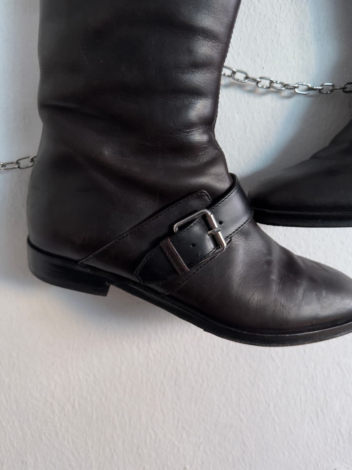 겐조 슈링크레더 버클 롱부츠 상품이미지2