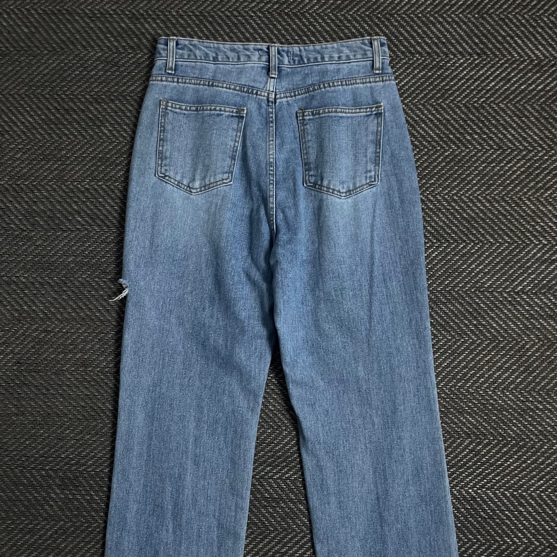 빈티지 우먼스 디스트로이드 슬림 데님 팬츠o 3968 상품이미지5