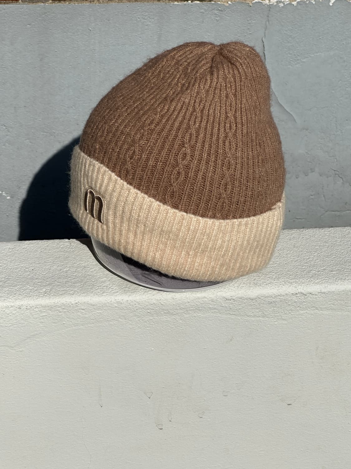 [M] 빈티지 베이지톤 비니 모자 상품이미지3