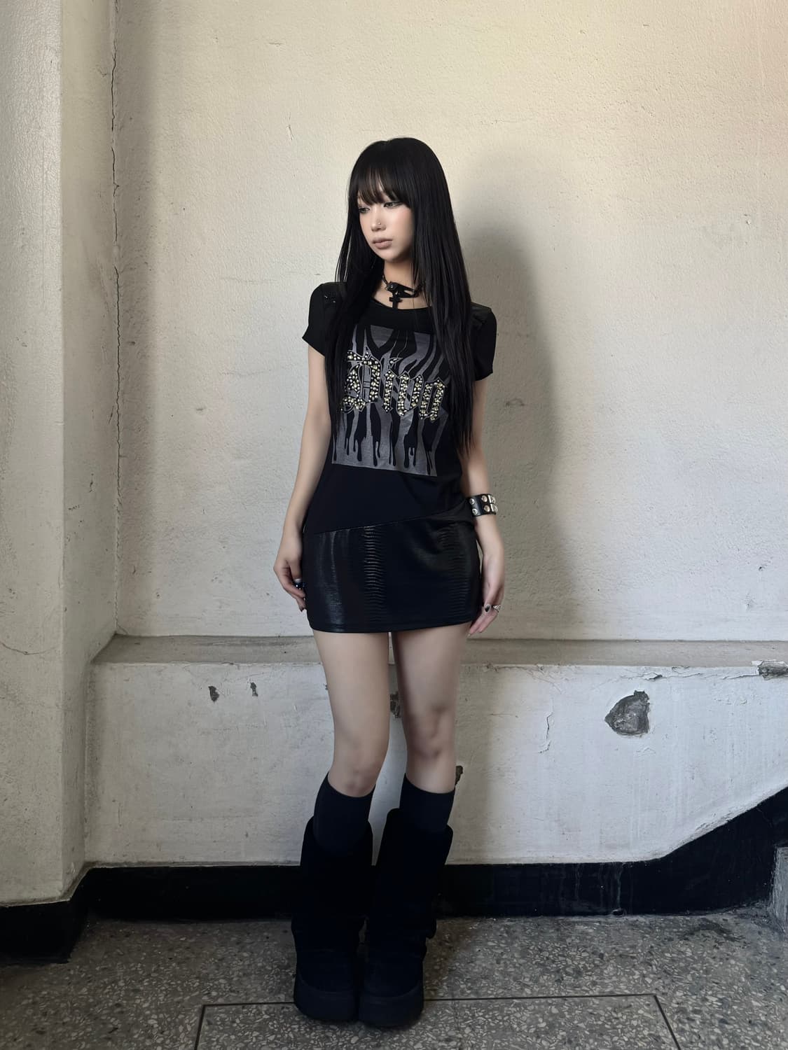 Black mini dress 상품이미지1