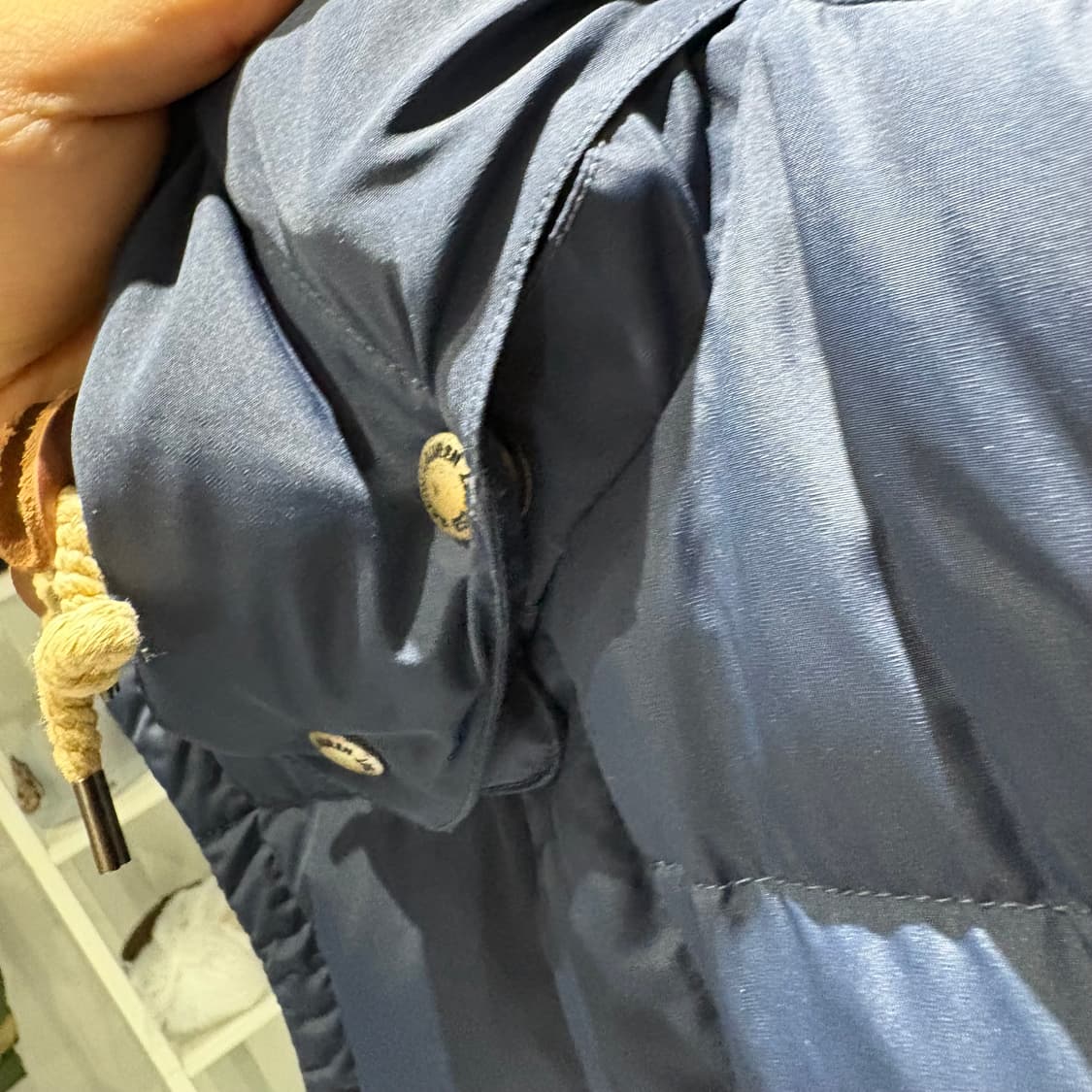 폴로 빈티지 후드패딩 베스트 상품이미지6