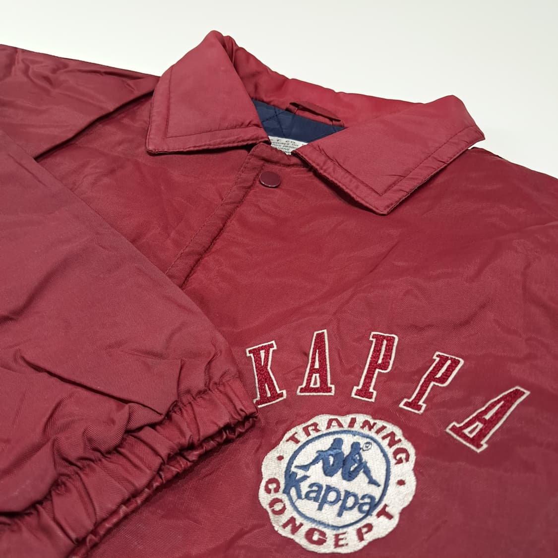 CL400 L 카파 90s 나일론 퀼팅안감 버건디 코치 자켓 아우터 상품이미지3