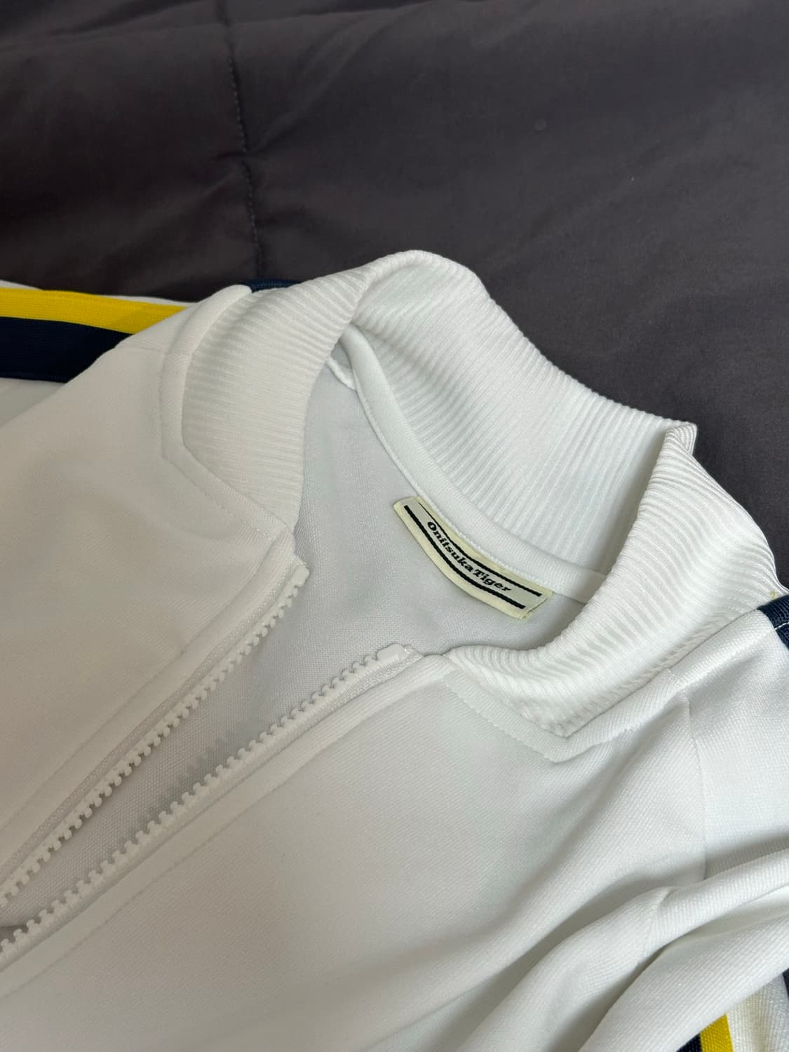 오니츠카 타이커 화이트 져지 트랙탑 미디움 상품이미지7