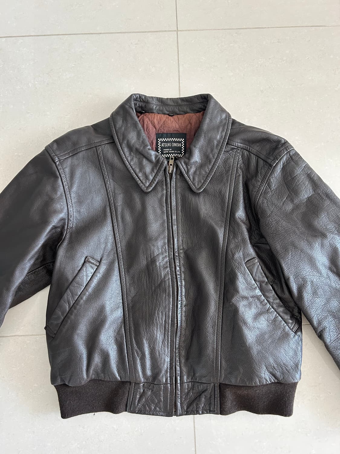 일본바잉 빈티지 소가죽 레더자켓 상품이미지2