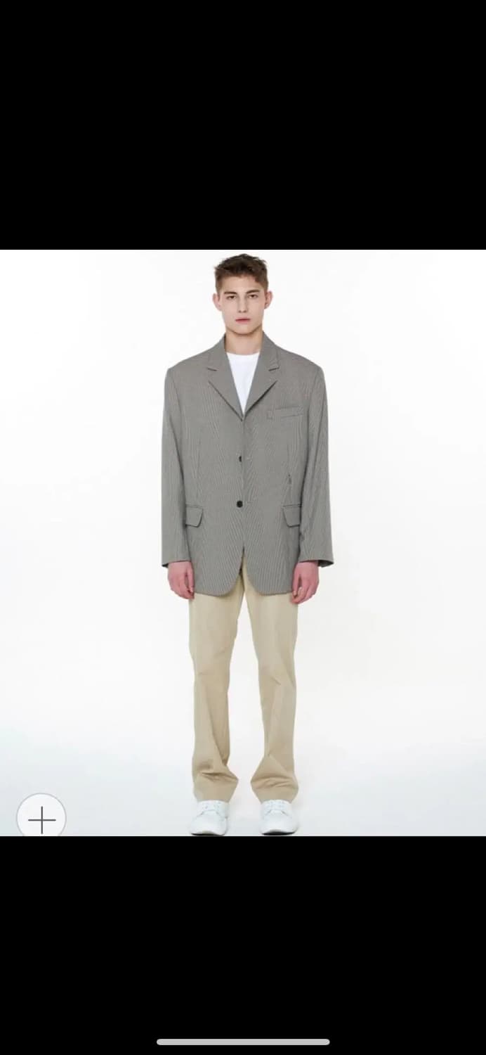 stu 그린체크 블레이저L 상품이미지1