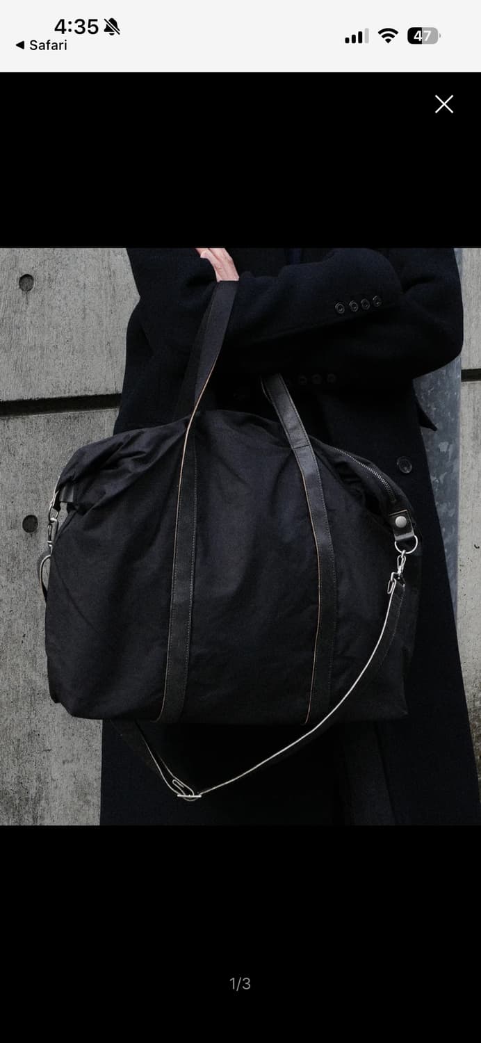 다이브인 왁스 코티드 토트백 상품이미지1