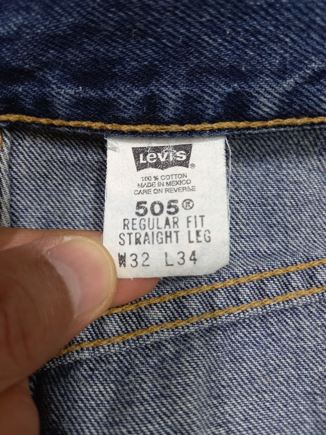 32 02's 리바이스505 Mexico RedPont 일자진32-265 상품이미지9