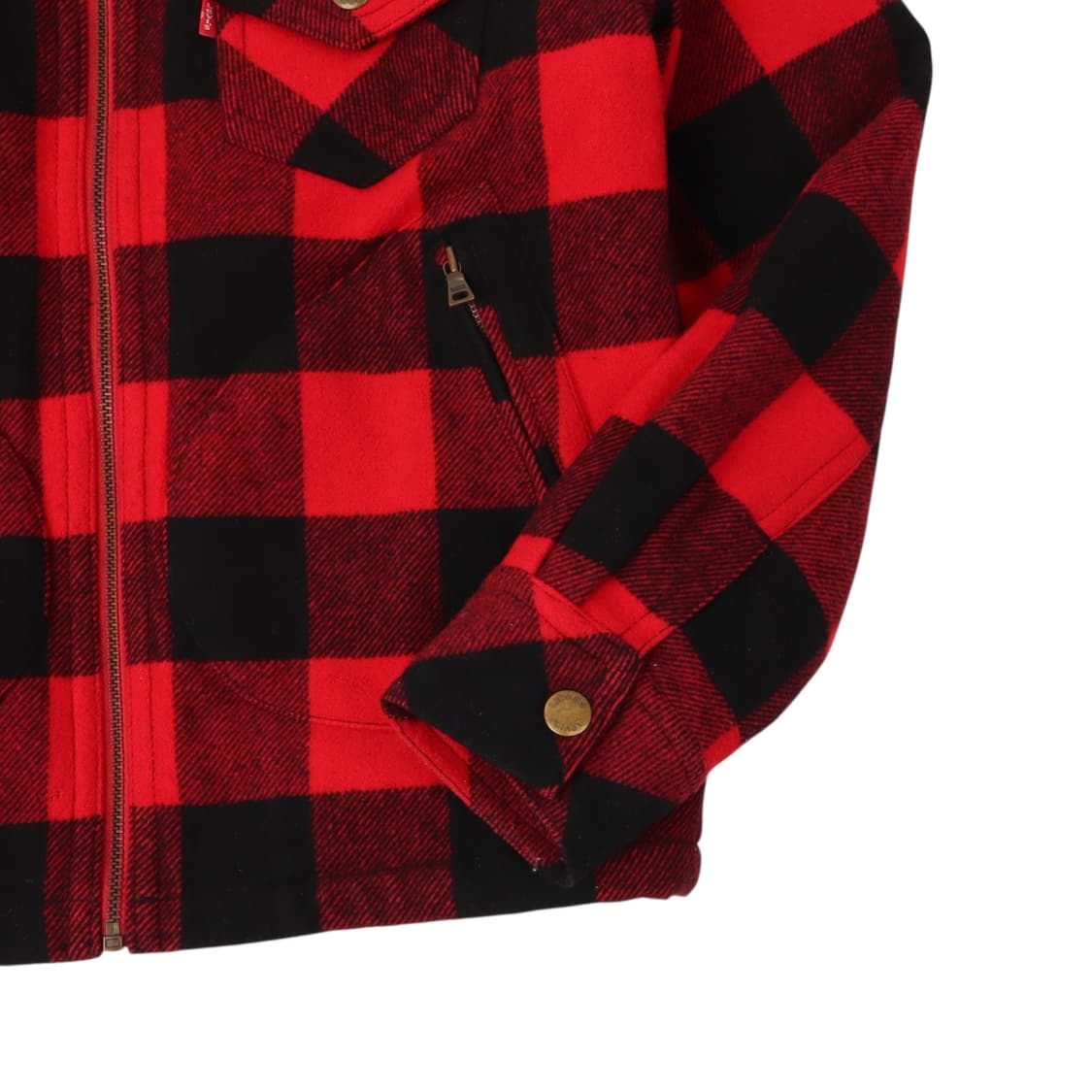 리바이스 타탄 체크 쉐르파 트러커 자켓 상품이미지4