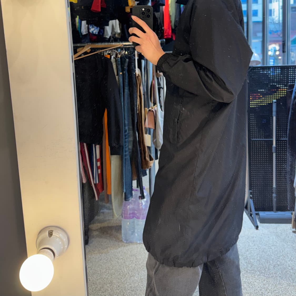 그레고리 블랙 후드 코치 자켓 상품이미지5