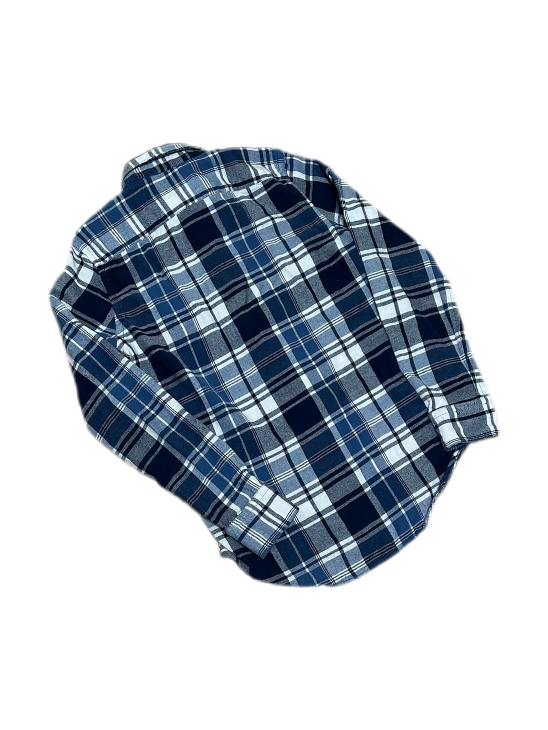 폴로 랄프로렌 블루 체크 클래식핏 셔츠 상품이미지2