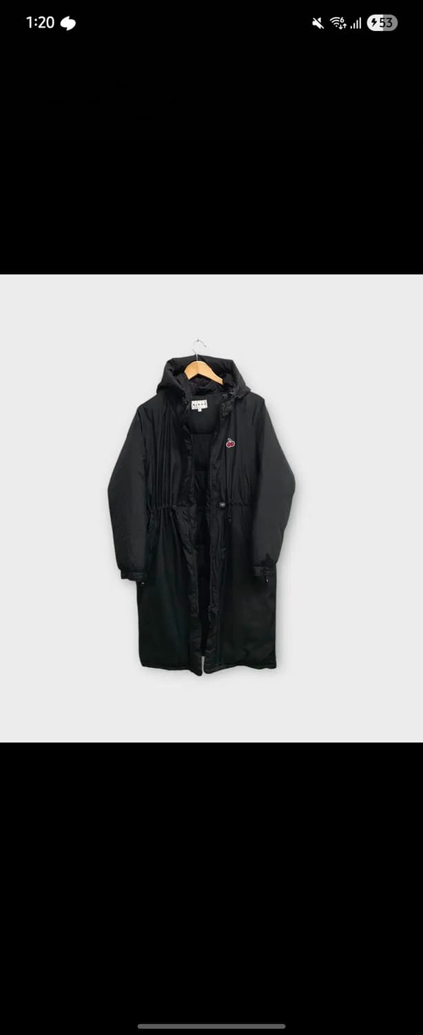 키르시 스몰 체리 롱 패딩 IA [블랙] 상품이미지1