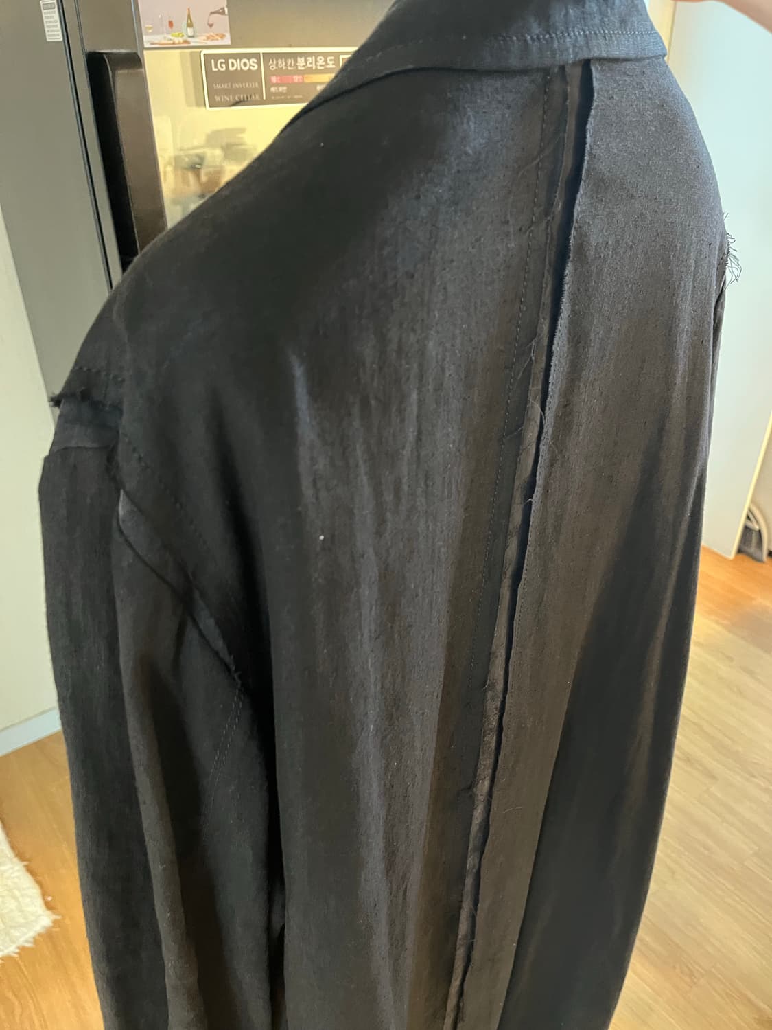 앤드믤미스터 블랙 코트 ann demeulmeester 요지 상품이미지4