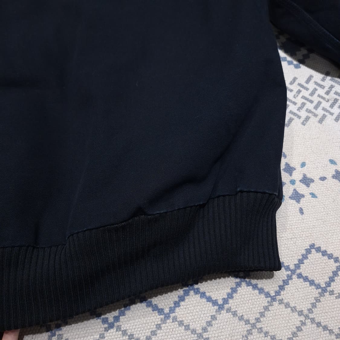 칼하트 J140 피그먼트블랙 덕캔버스 이너퀼팅 액티브자켓 후드집업 상품이미지10