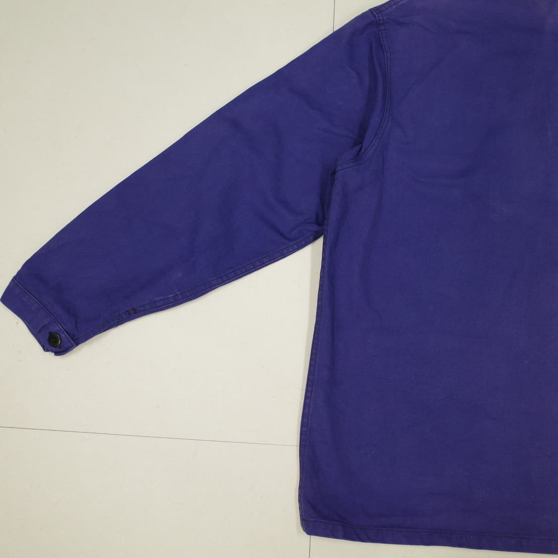 80s 프렌치 Barbe Bleue 페이디드 초어 워크 자켓 105 상품이미지8