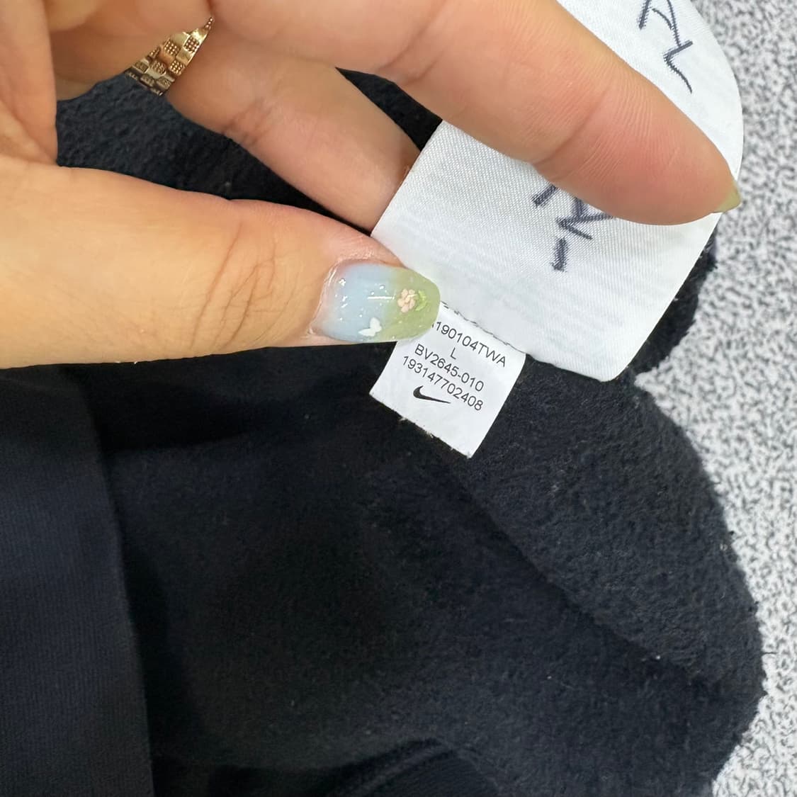 L 나이키 후드 집업 저지 자켓 0616J2 상품이미지5