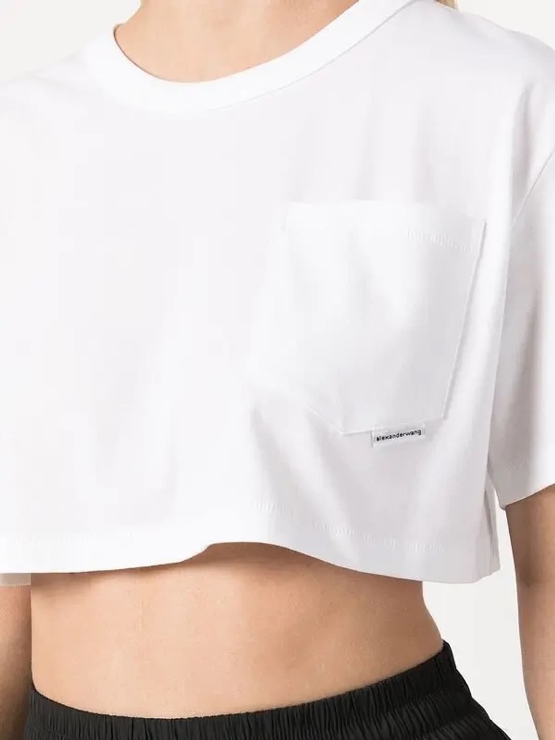 알렉산더왕(Alexander Wang) 크롭 반팔 티셔츠 상품이미지2