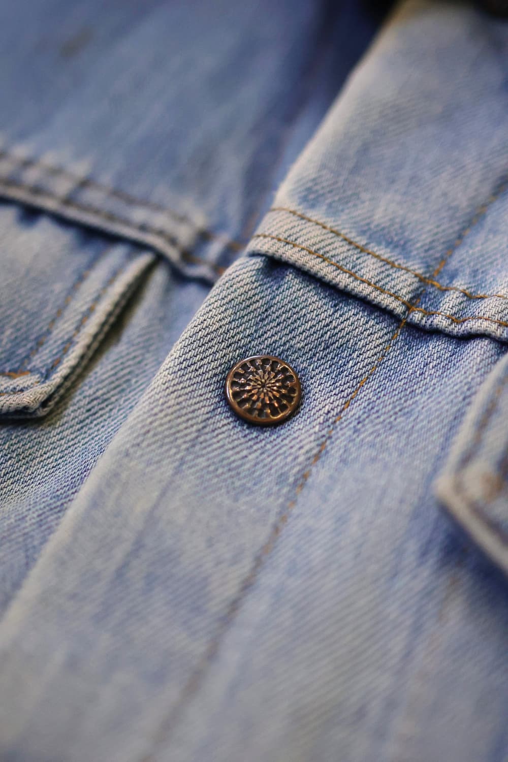 70s JC Penney 빈티지 데님 트러커 타입3 made in usa 상품이미지4