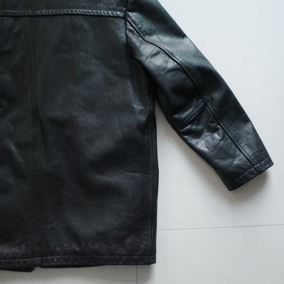 90s 리바이스 렌치 웨스턴 리얼 레더 자켓 M 상품이미지8