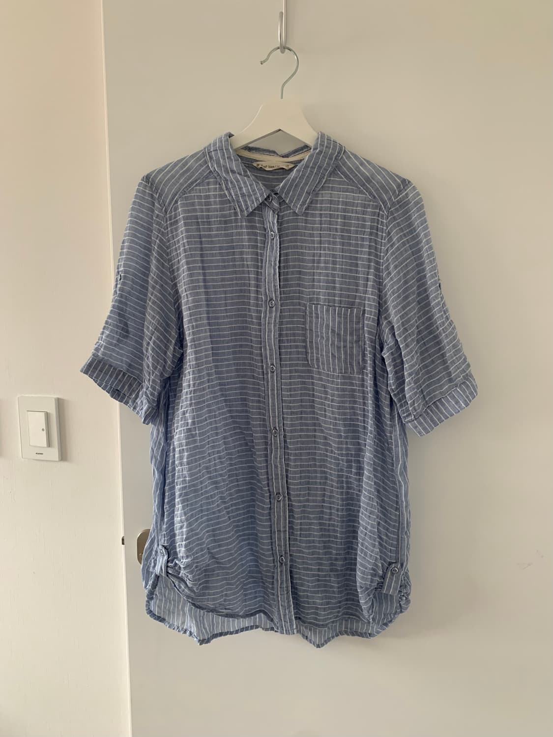 블루 스트라이프 셔츠 상품이미지1