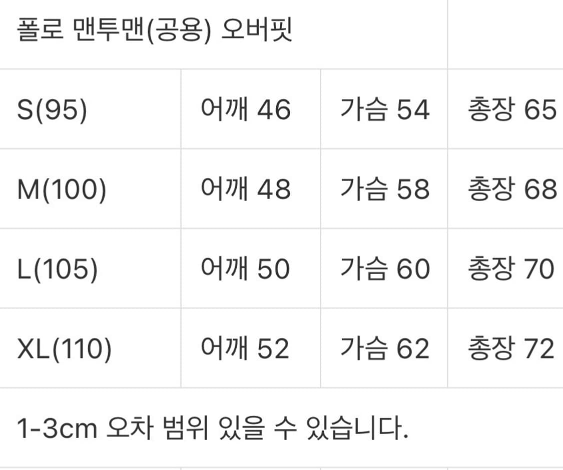 [새상품/정품] 폴로 남여공용 라운드 맨투맨 상품이미지8