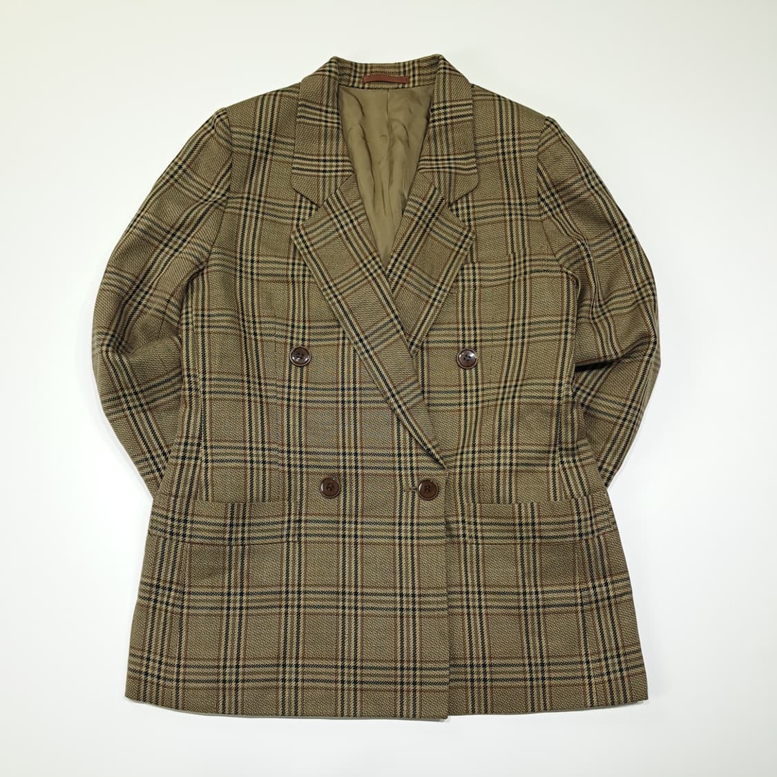 CL170 M 버버리 울 혼방 더블 브레스티드 테일러드 자켓 상품이미지1