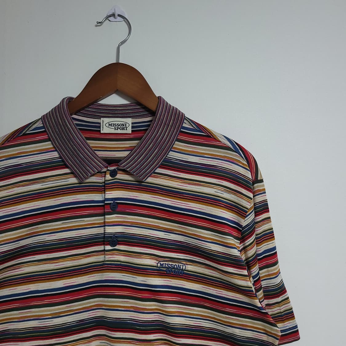 MISSONI 미쏘니 스포츠 스트라이프 반팔 카라티 상품이미지2