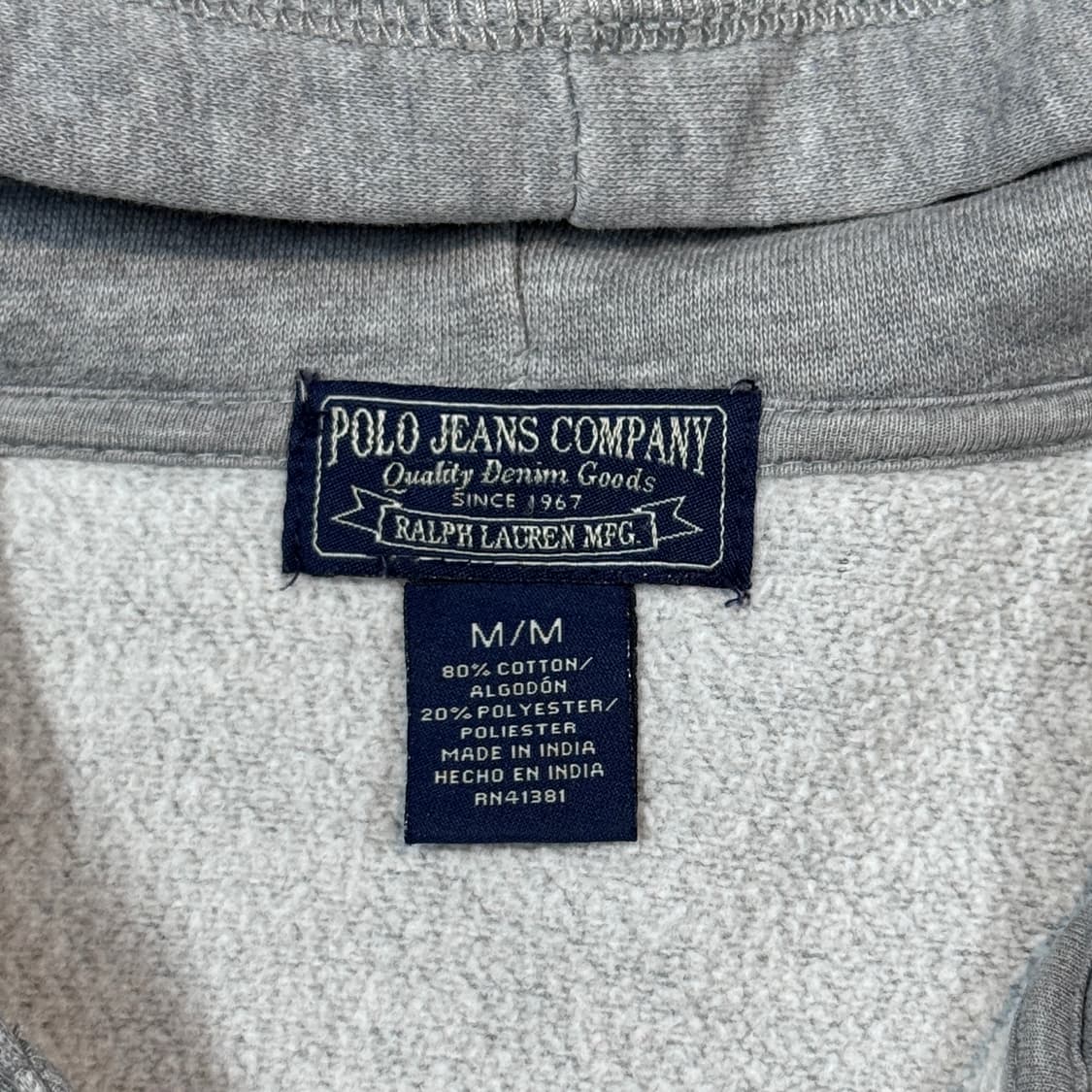 M) 폴로 랄프로렌 진스 RL67 그레이 후드 집업 상품이미지7