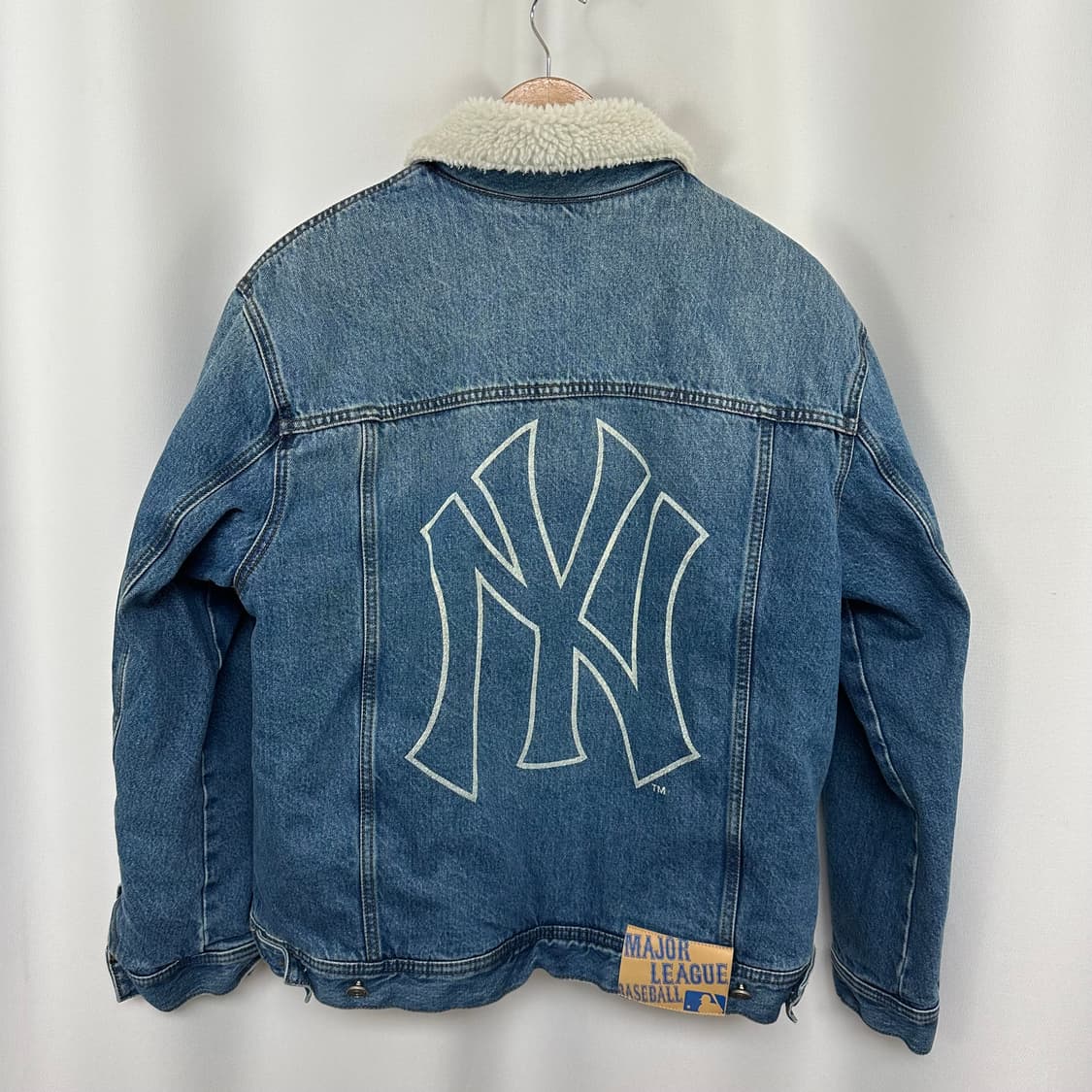   MLB 남성 안감 기모 도톰 데님자켓 100 L 상품이미지4