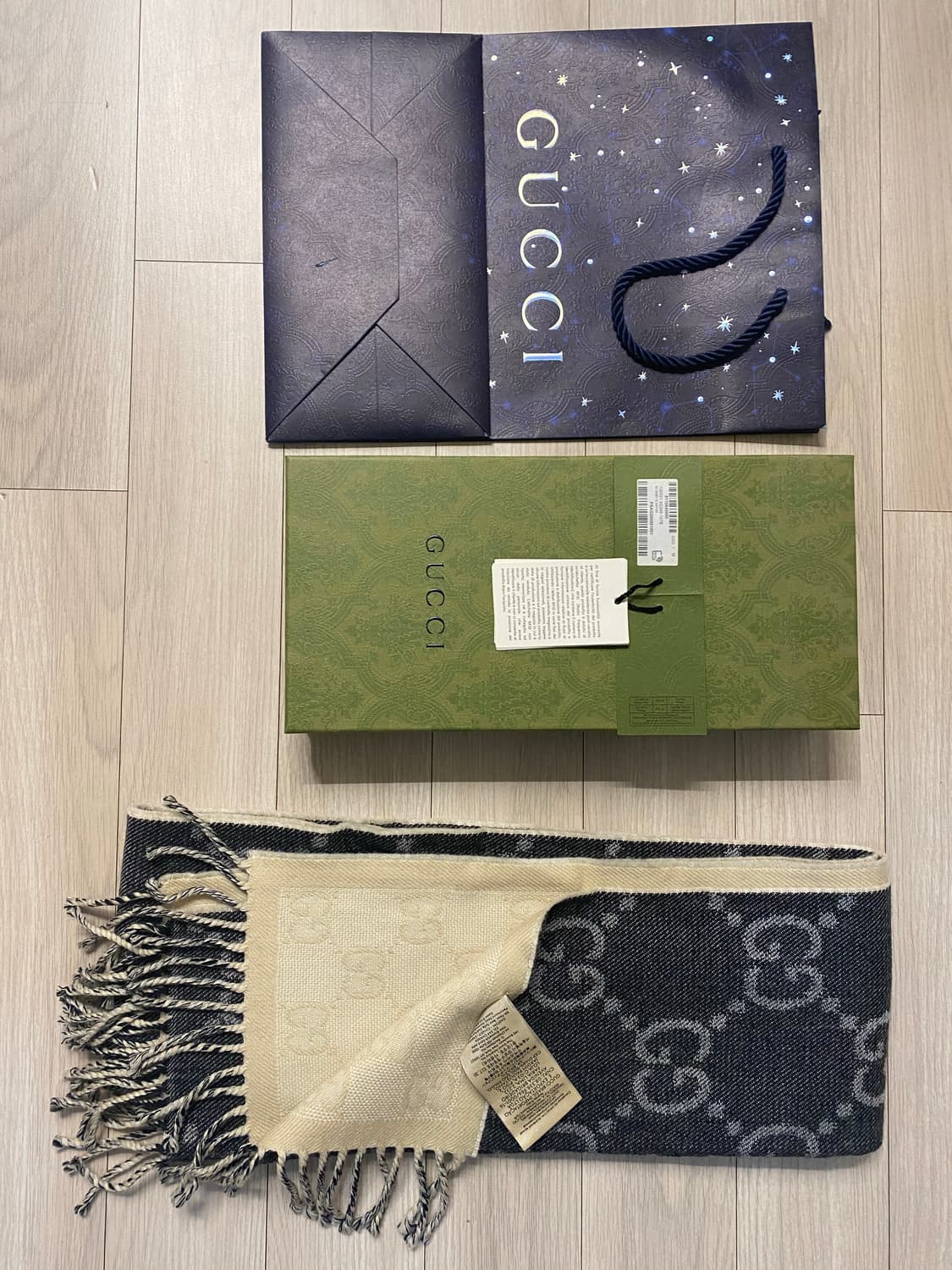 구찌 GG 울스카프 상품이미지3