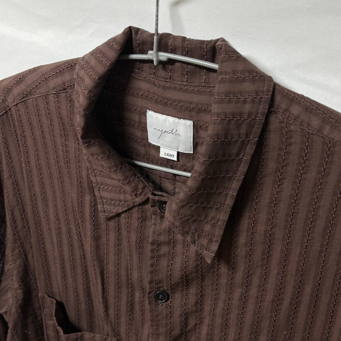youth jacquard half shirt 상품이미지2