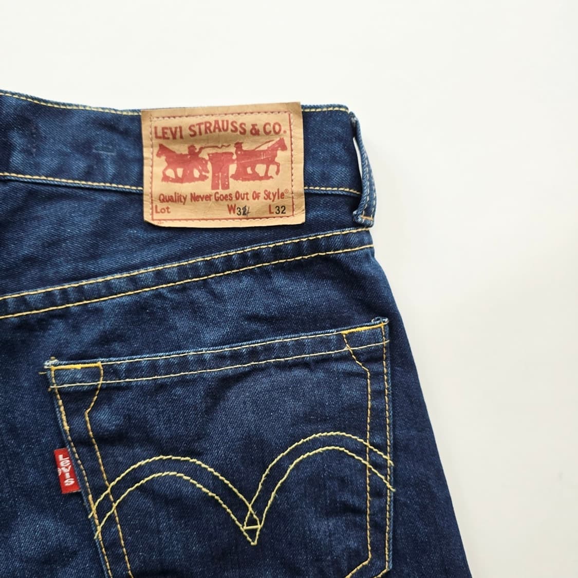 리바이스 청바지 타입원 진청 데님 사이즈36 R5329 상품이미지5