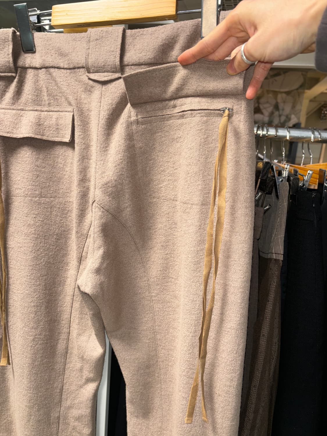 Zoe 카고 울팬츠 상품이미지5