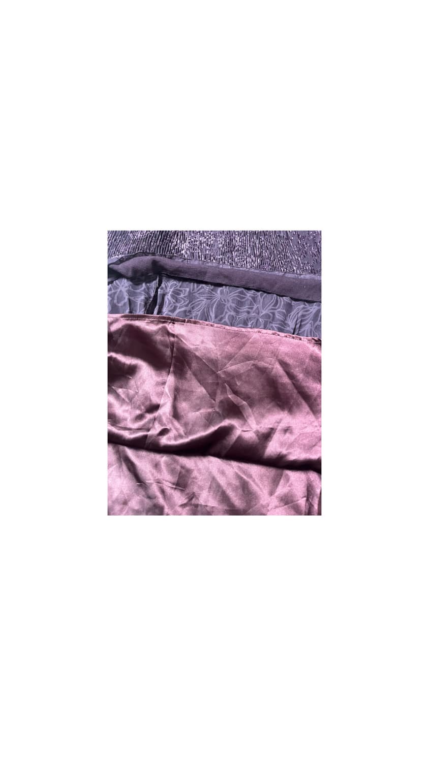 Pleated Flower Purple Long Skirt 상품이미지4