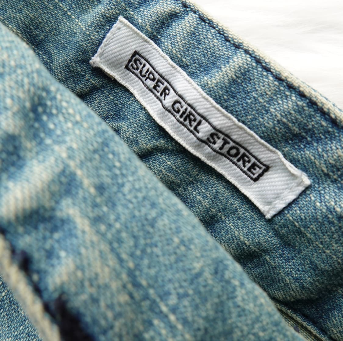 빈티지 워싱 데님 미니스커트 1871 상품이미지8