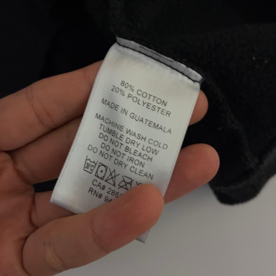 Stussy 스투시 블랙 스탁 빅로고 후드티 상품이미지8