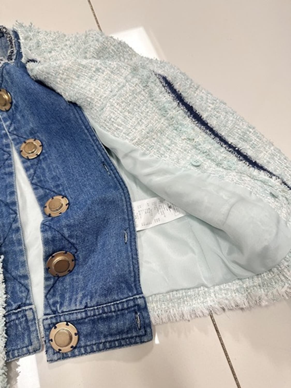 오즈세컨 트위드 자켓 상품이미지7