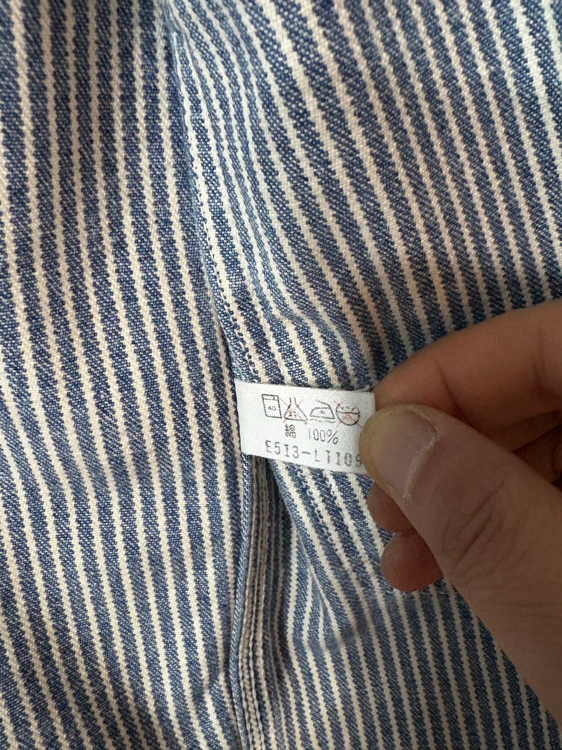 90’s Lee japan hickory coverall Jacket. 상품이미지6