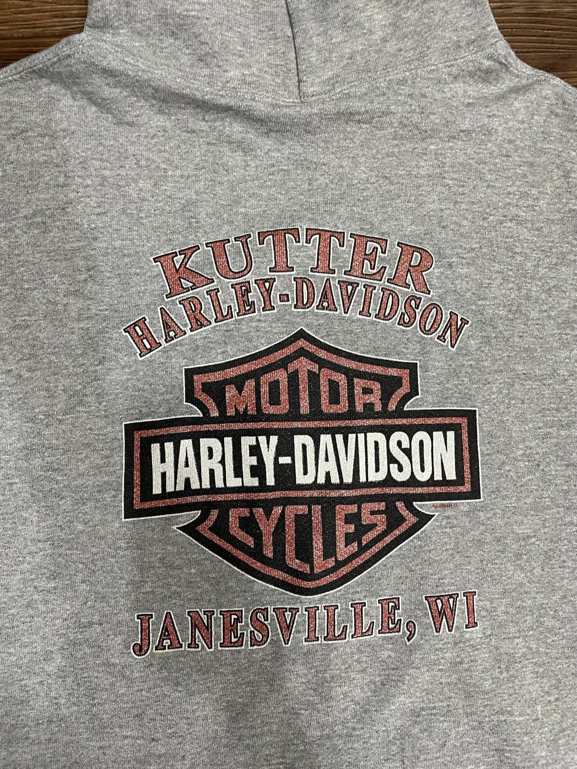 할리데이비슨 후드티 그레이 상품이미지3