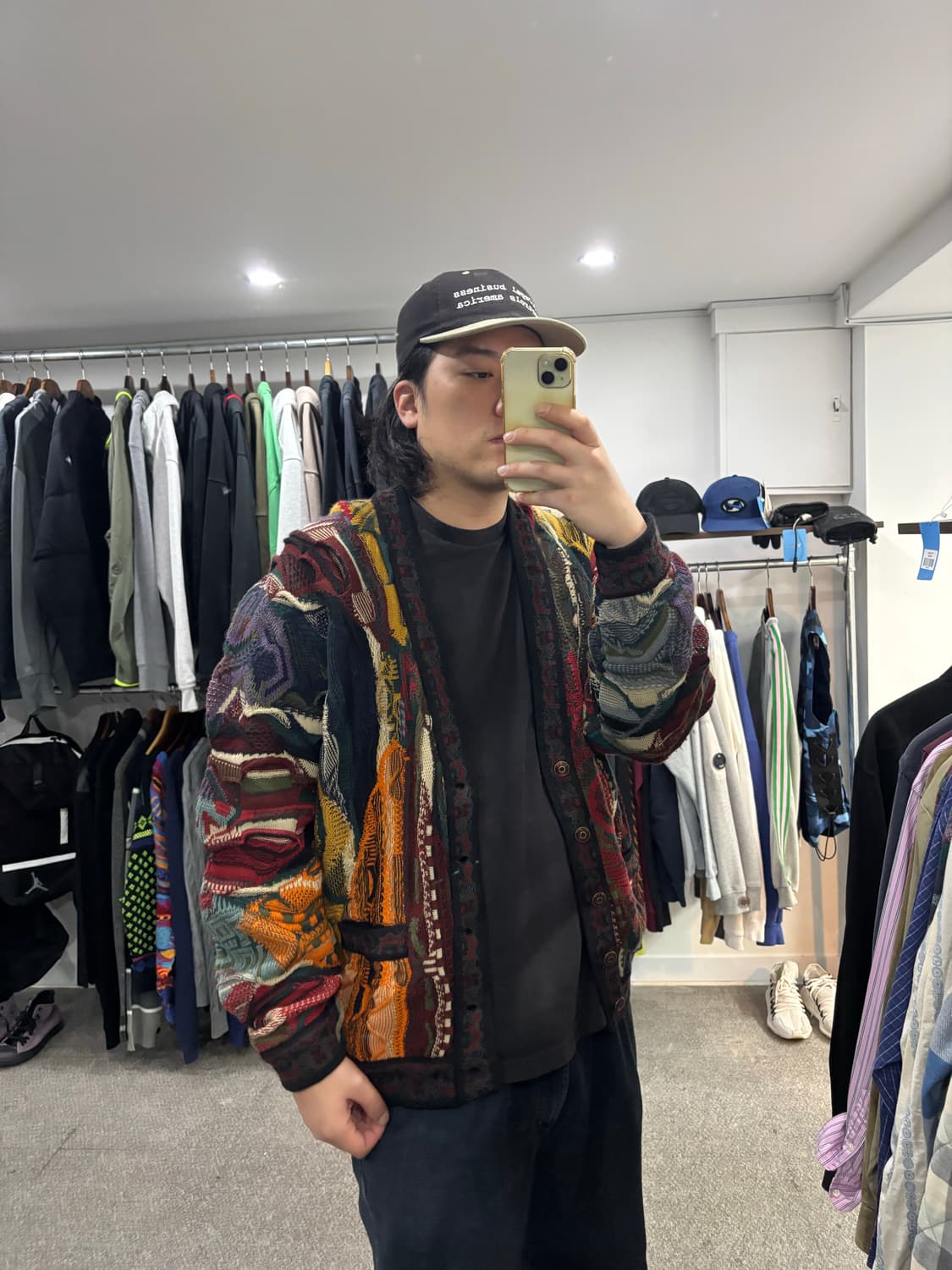 쿠지 케이블 니트 가디건 상품이미지8