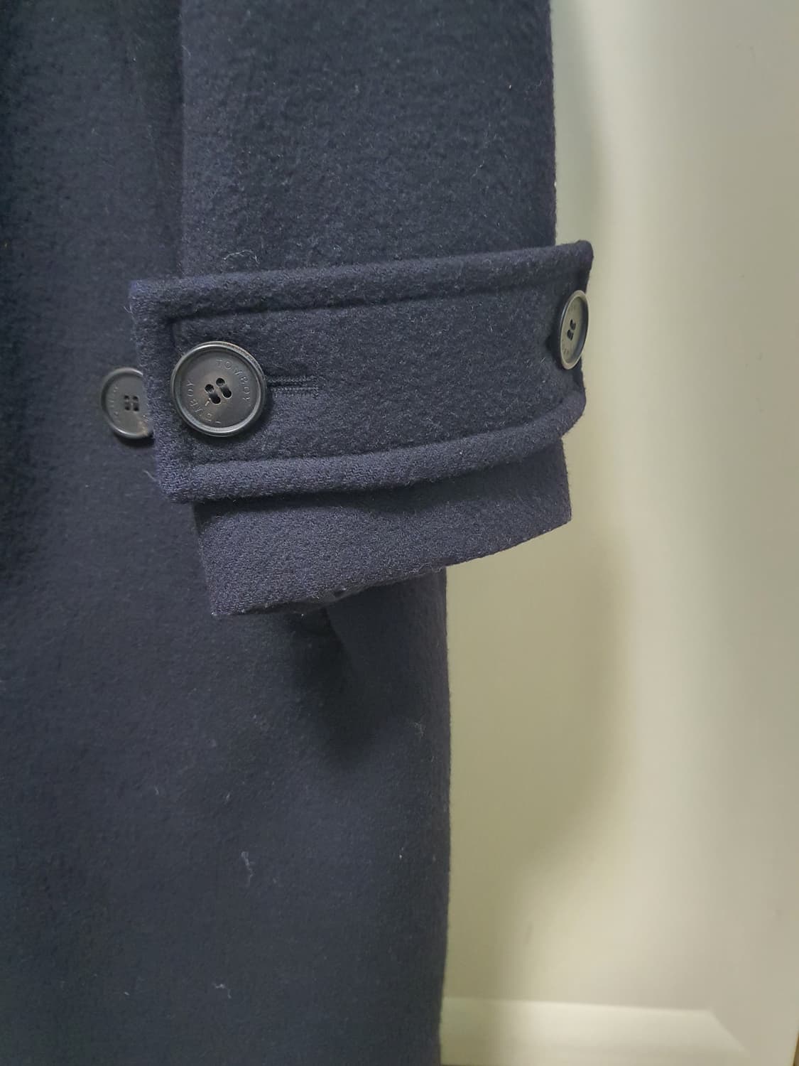 스튜디오 톰보이 양털 카라 롱 코트 상품이미지6