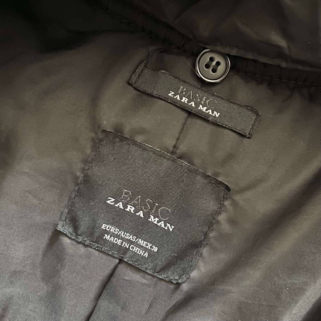 ZARA 가죽자켓 모자탈부착 상품이미지6