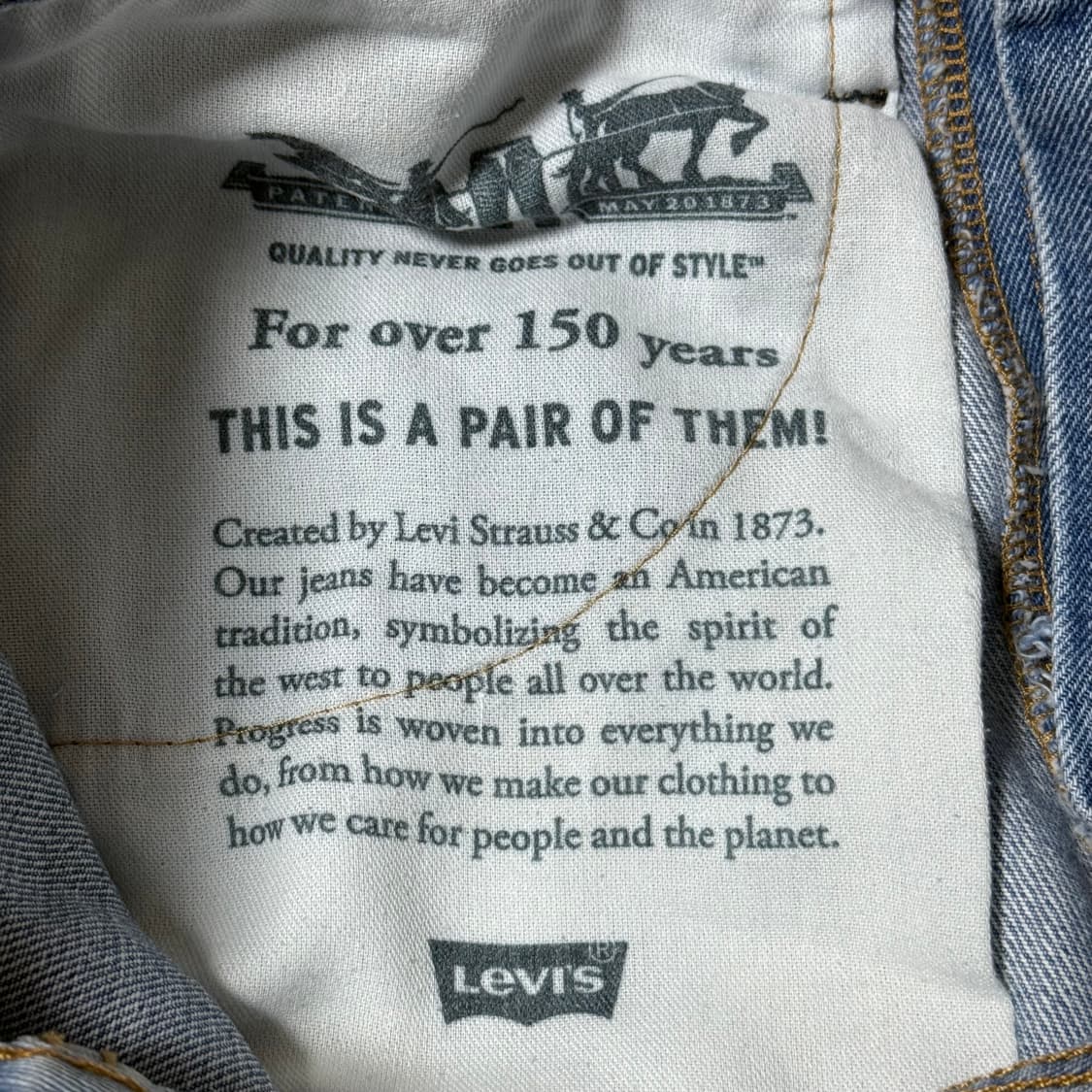 리바이스 505 연청 데님 30 상품이미지8